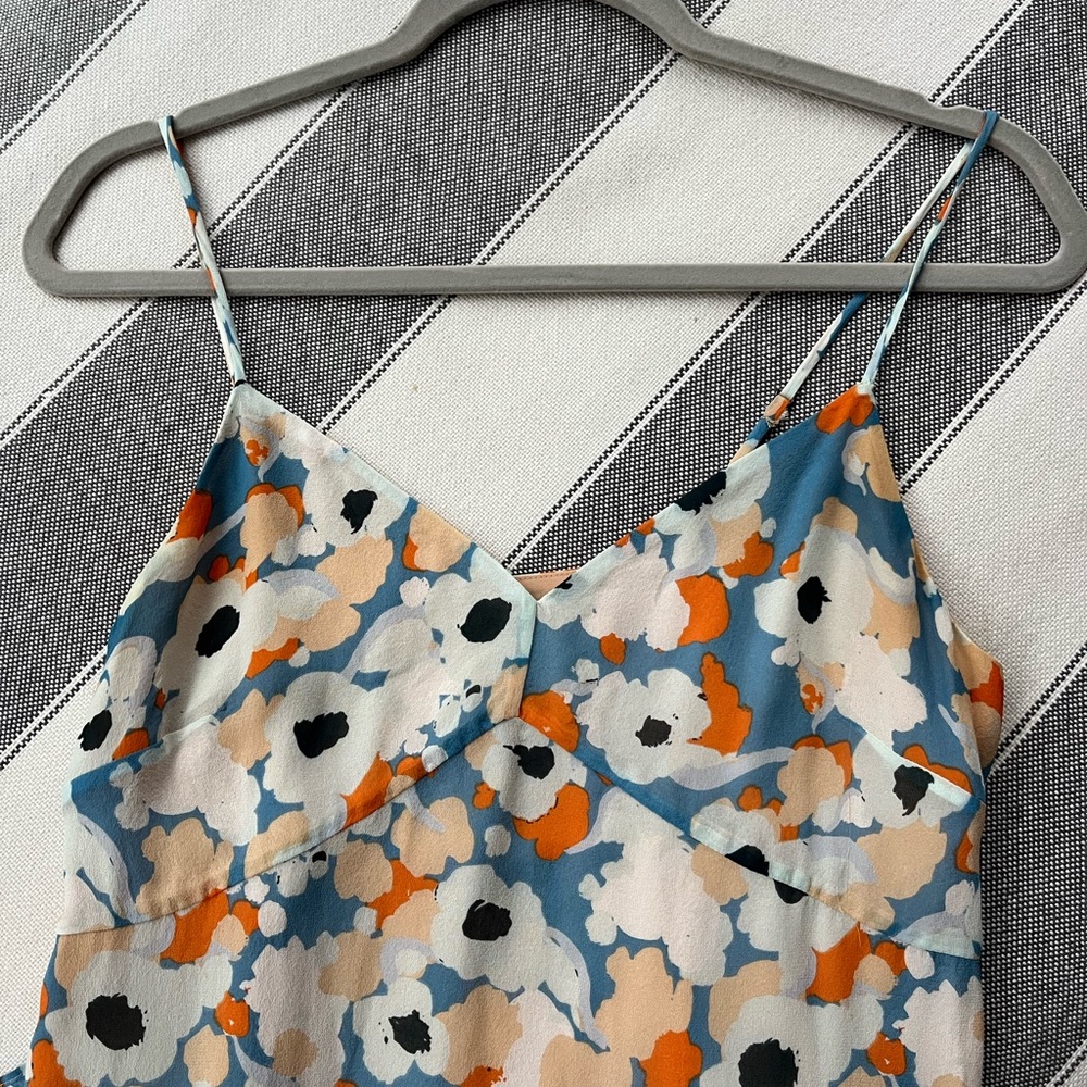 Joie Markus Maxi Silk Floral Dress Size 4 - Picture 3 of 7